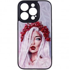 TPU+PC чехол Prisma Ladies для Apple iPhone 14 Pro (6.1")  Ukrainian Girl - 00000058239_1