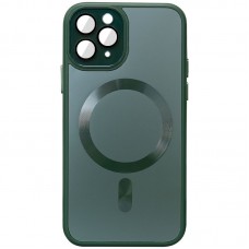 Чехол TPU+Glass Sapphire Midnight with MagSafe для Apple iPhone 11 Pro (5.8")  Зеленый / Forest green - 00000065441_3