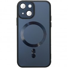 Чехол TPU+Glass Sapphire Midnight with MagSafe для Apple iPhone 13 (6.1")  Черный / Black - 00000065446_10