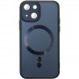 Чехол TPU+Glass Sapphire Midnight with MagSafe для Apple iPhone 13 (6.1