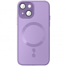 Чехол TPU+Glass Sapphire Midnight with MagSafe для Apple iPhone 13 (6.1")  Сиреневый / Lilac - 00000065446_8