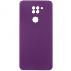 Чохол Silicone Cover Lakshmi Full Camera (AAA) для Xiaomi Redmi Note 9 / Redmi 10X  Сливовий / Purple - 00000067011_15