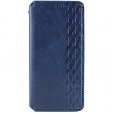 Кожаный чехол книжка GETMAN Cubic (PU) для Realme 10 4G  Синий - 00000067093_5