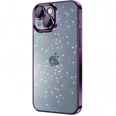 Чехол TPU+PC Glittershine для Apple iPhone 13 (6.1")  Purple - 00000071536_3