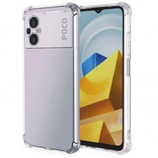 TPU чехол GETMAN Ease logo усиленные углы Full Camera для Xiaomi Poco M5  Бесцветный (прозрачный) - 00000071722_1