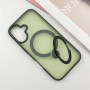 TPU+PC чехол Metal Buttons with MagSafe Colorful HQ Ring для Apple iPhone 16 (6.1