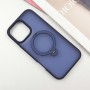 TPU+PC чехол Metal Buttons with MagSafe Colorful HQ Ring для Apple iPhone 16 Pro (6.3