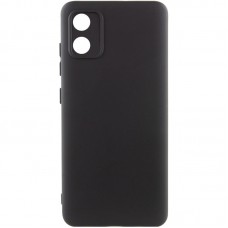 Чехол TPU GETMAN Liquid Silk Full Camera для Motorola Moto E13  Черный / Black - 00000074054_15