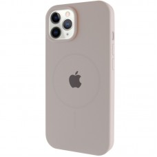 Чохол Silicone Case Full Protective (AA) with MagSafe для Apple iPhone 11 Pro (5.8")  Сірий / Light Grey - 00000076424_22
