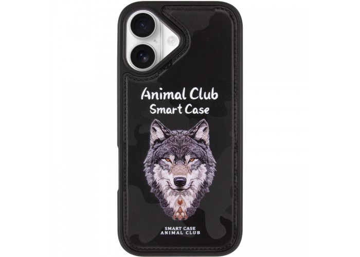 TPU+PC чохол Animal Club для Apple iPhone 16 (6.1