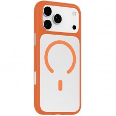 TPU+PC чохол Blueo Skin Friendly Frosted with MagSafe для Apple iPhone 17 Pro (6.3")  Помаранчевий - 00000081523_3