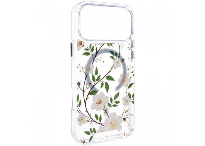 TPU+PC чохол Clear Garden with MagSafe для Apple iPhone 17 Pro (6.3