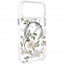 TPU+PC чохол Clear Garden with MagSafe для Apple iPhone 17 Pro (6.3