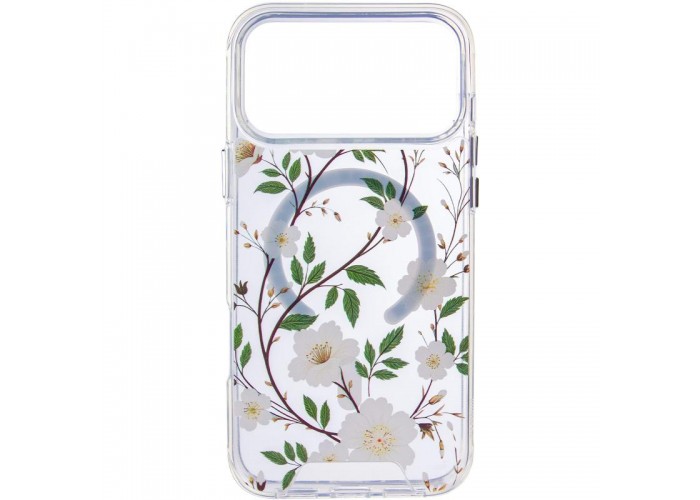 TPU+PC чохол Clear Garden with MagSafe для Apple iPhone 17 Pro (6.3