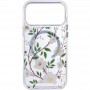 TPU+PC чохол Clear Garden with MagSafe для Apple iPhone 17 Pro (6.3