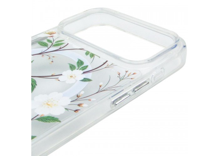 TPU+PC чохол Clear Garden with MagSafe для Apple iPhone 17 Pro (6.3
