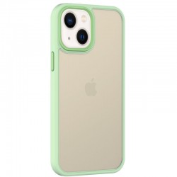 TPU+PC чохол Metal Buttons для Apple iPhone 13 (6.1")  Салатовий - 00000049106_8