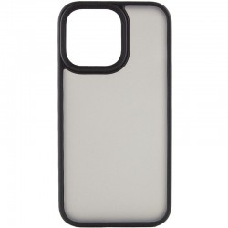 TPU+PC чохол Metal Buttons для Apple iPhone 13 Pro (6.1")  Чорний / Black - 00000049105_4