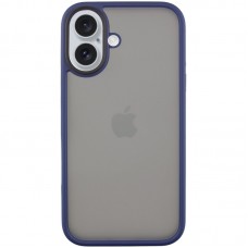 TPU+PC чохол Metal Buttons для Apple iPhone 16 (6.1")  Синій - 00000073088_7