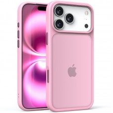 TPU+PC чохол Metal Buttons для Apple iPhone 17 Pro Max (6.9")  Рожевий / Pink - 00000081721_2