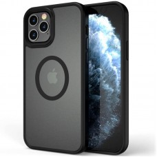 TPU+PC чохол Metal Buttons with MagSafe для Apple iPhone 13 Pro (6.1")  Чорний - 00000054125_2