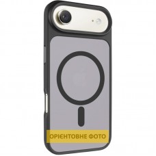 TPU+PC чохол Metal Buttons with MagSafe для Apple iPhone 17 Air (6.5")  Чорний / Black - 00000081723_4