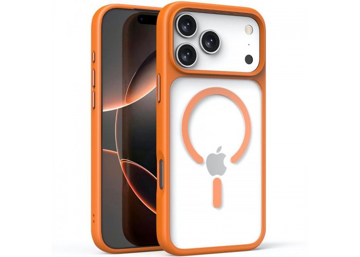 TPU+PC чохол Metal Buttons with MagSafe для Apple iPhone 17 Pro (6.3
