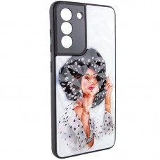 TPU+PC чохол Prisma Ladies для Samsung Galaxy S22  Girl in a hat - 00000066620_3