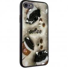TPU+PC чохол Prisma Plushie для Apple iPhone 7 / 8 / SE (2020) (4.7")  Coffee - 00000076031_1