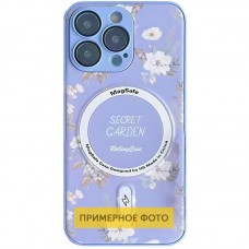 TPU+PC чохол Secret Garden with MagSafe для Apple iPhone 16 (6.1")  Lilac - 00000074298_2