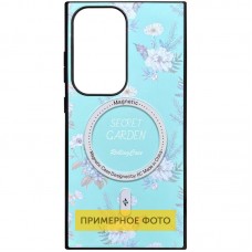 TPU+PC чохол Soft Secret Garden with MagFit для Samsung Galaxy S25 Ultra  Mint - 00000075998_3