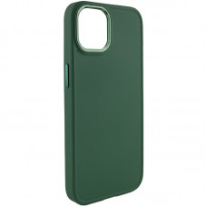 TPU чохол Bonbon Metal Style для Apple iPhone 14 Plus (6.7")  Зелений / Pine green - 00000057126_5