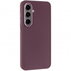 TPU чохол Bonbon Metal Style для Samsung Galaxy S24+ / S25+  Бордовий / Plum - 00000068448_2