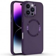 TPU чохол Bonbon Metal Style with MagSafe для Apple iPhone 16 Pro Max (6.9")  Фіолетовий / Dark Purple - 00000074340_10