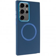 TPU чохол Bonbon Metal Style with MagSafe для Samsung Galaxy S24 Ultra  Синій / Cosmos Blue - 00000068647_9