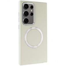 TPU чохол Bonbon Metal Style with MagSafe для Samsung Galaxy S24 Ultra  Білий / White - 00000068647_1