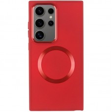 TPU чохол Bonbon Metal Style with MagSafe для Samsung Galaxy S24 Ultra  Червоний / Red - 00000068647_6