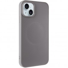 TPU чохол Carbon Protective with Magsafe для Apple iPhone 13 / 14 (6.1")  Grey - 00000082640_3