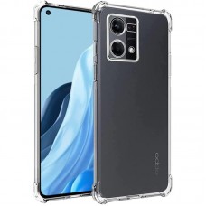 TPU чохол GETMAN Ease logo посилені кути Full Camera для Oppo Reno 7 4G  Безбарвний (прозорий) - 00000071745_1
