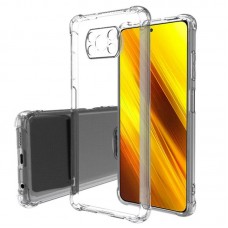 TPU чохол GETMAN Ease logo посилені кути Full Camera для Xiaomi Poco X3 NFC / Poco X3 Pro  Безбарвний (прозорий) - 00000071667_1