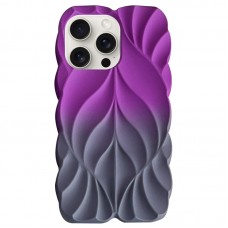TPU чохол Leaf для Apple iPhone 15 Pro Max (6.7")  Violet / Grey - 00000077610_6