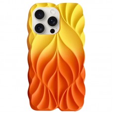 TPU чохол Leaf для Apple iPhone 15 Pro Max (6.7")  Yellow / Orange - 00000077610_8