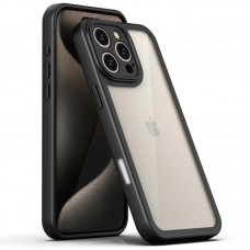 TPU чохол Transparent + Colour 1,5mm для Apple iPhone 16 Pro Max (6.9")  Black - 00000076751_1