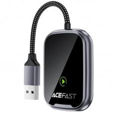 Адаптер Acefast QC1 car wireless CarPlay  Gray - 00000085398_1