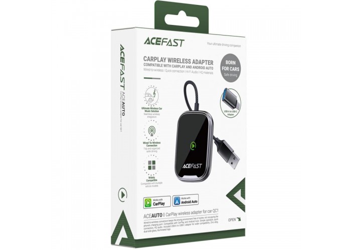 Адаптер Acefast QC1 car wireless CarPlay