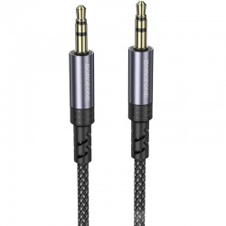 Аудіо кабель Aux Borofone BL24 Graceful (1m)  Metal grey - 00000086488_1