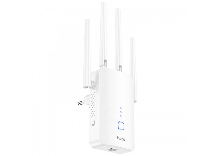 Бездротовий Wi-Fi репитер Hoco HI35 300Mbs 2.4GHz