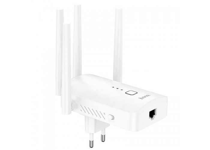 Бездротовий Wi-Fi репитер Hoco HI35 300Mbs 2.4GHz