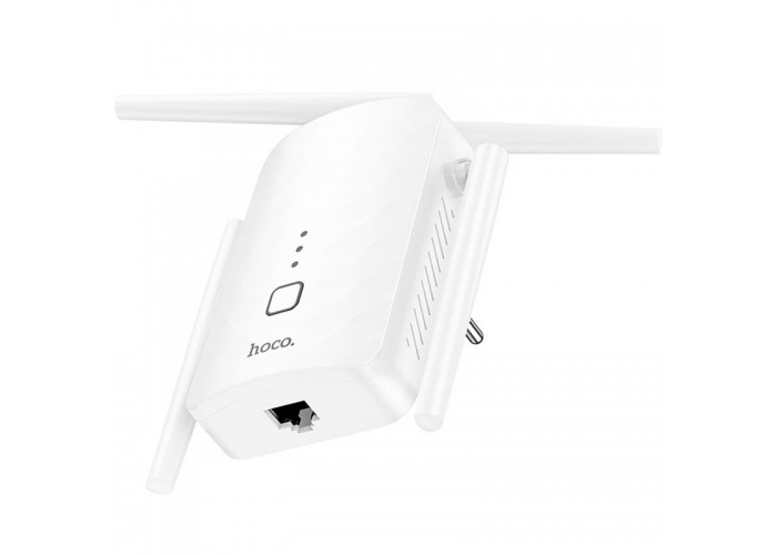 Бездротовий Wi-Fi репитер Hoco HI35 300Mbs 2.4GHz