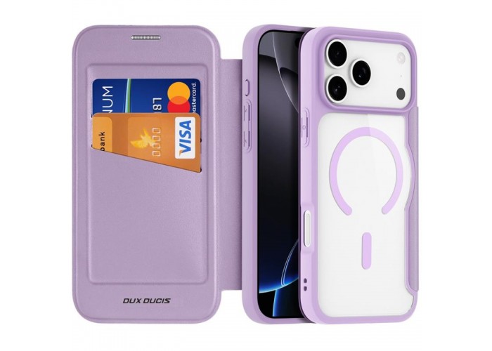 Чохол-книжка Dux Ducis Skin X Pro with MagSafe для Apple iPhone 17 Pro (6.3
